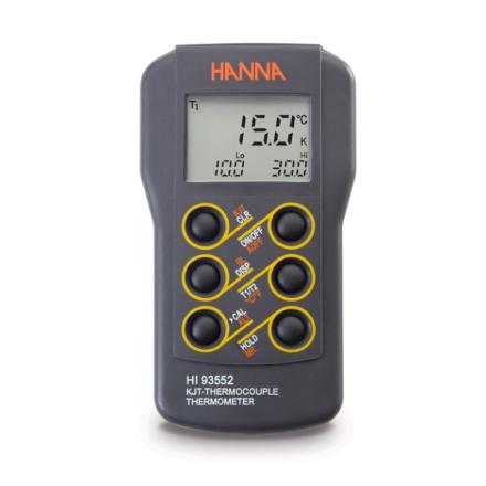 HANNA HI93552R Dual Channel Dual Range Data Type, Wide Range Temperature Meter