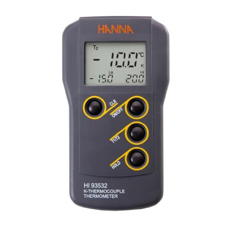 HANNA HI93532 Dual Channel Wide Range Temperature Meter
