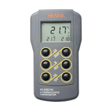 HANNA HI93531N Wide Range Temperature Meter (with Backlight and Adjustment)