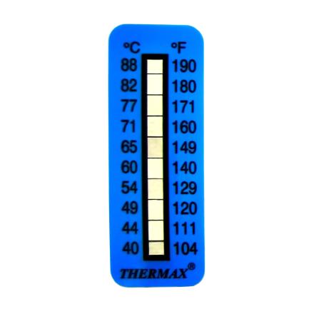 Thermax  10 grid 40-88 &deg; Temperature Indicator Label (railway customized model)