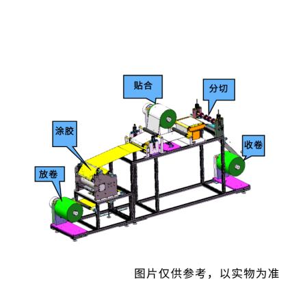 Rgd-00/400cs hot-melt adhesive coating and cutting machine, Coil Automatic Film Applicator