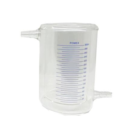 FANGRUI 300mL Glass clip cup
