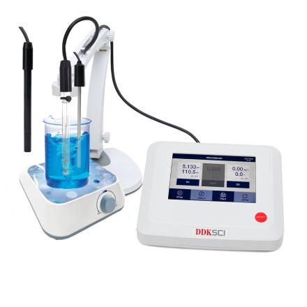 DDKSIC PD100T desktop pH, Dissolved Oxygen Meter (touch screen) pH/mV (ORP electrode optional)/DO/℃