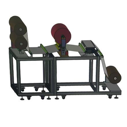 Factory Direct RTRMA-600 double station unwinding, laminating, hot pressing and winding all-in-one machine 600mm wide multi-layer composite