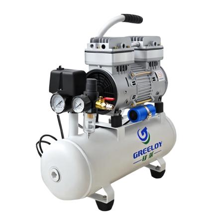 GREELOY GA-81/15X oil-free silent Air Compressor, single pump head, with elimination speaker