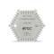 TQC SP4010 hexagonal WFT gauge, range: 25-2000 microns, six-sided Wet Film Comb gauge