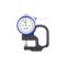 G-type pointer thousand-minute Thickness Gauge, percent flat head Thickness Gauge 0~1mm throat depth 30mm