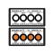 Thermax temperature US 4 grid B Temperature Indicator Label 60/65/71/77 ℃