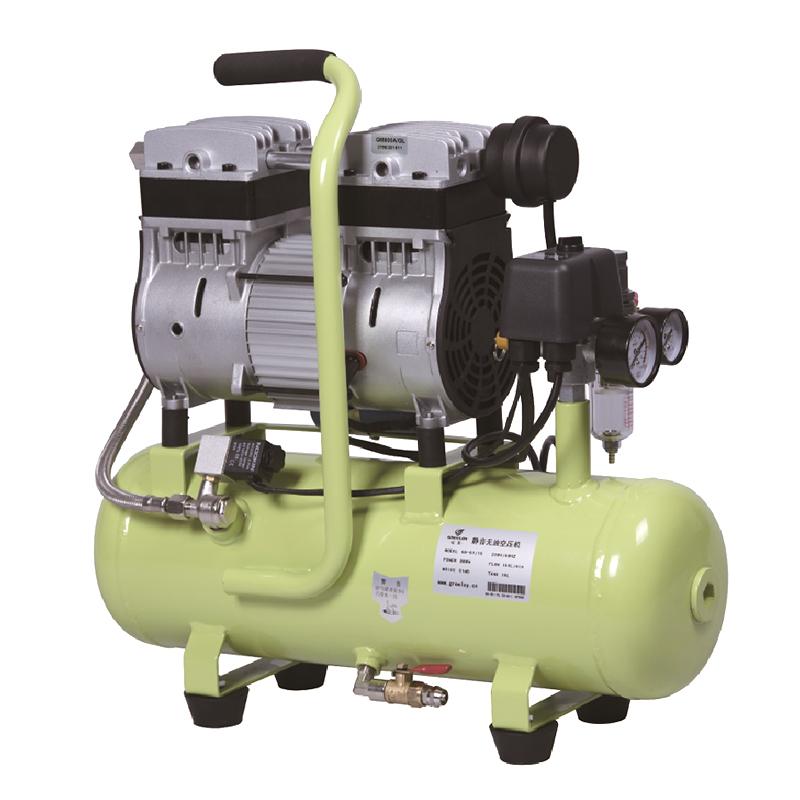 GREELOY GA-81/15 oil-free silent Air Compressor, displacement 155L/min