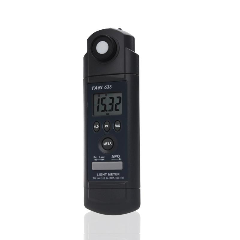 TASI TASI-633 Digital luminometer Accuracy : +/- ( 3% read +/- 10) Resolution: 0.01lux/0.01fc 