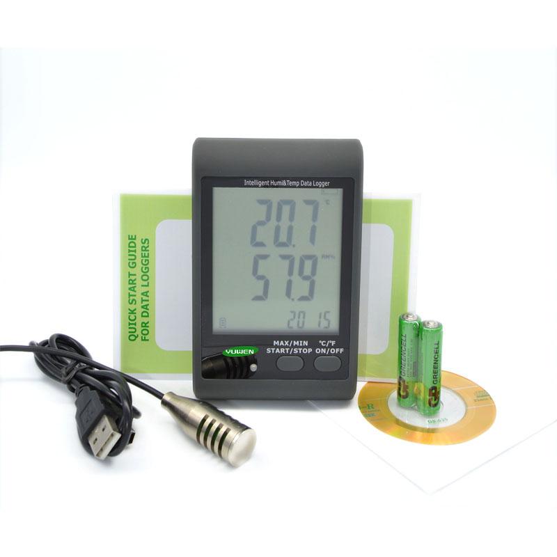 YUWEN GSM-10E GSM SMS alarm temperature recorder with external probe