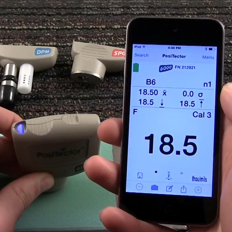 Positector SmartLink无线连接器适配PosiTector6000探头