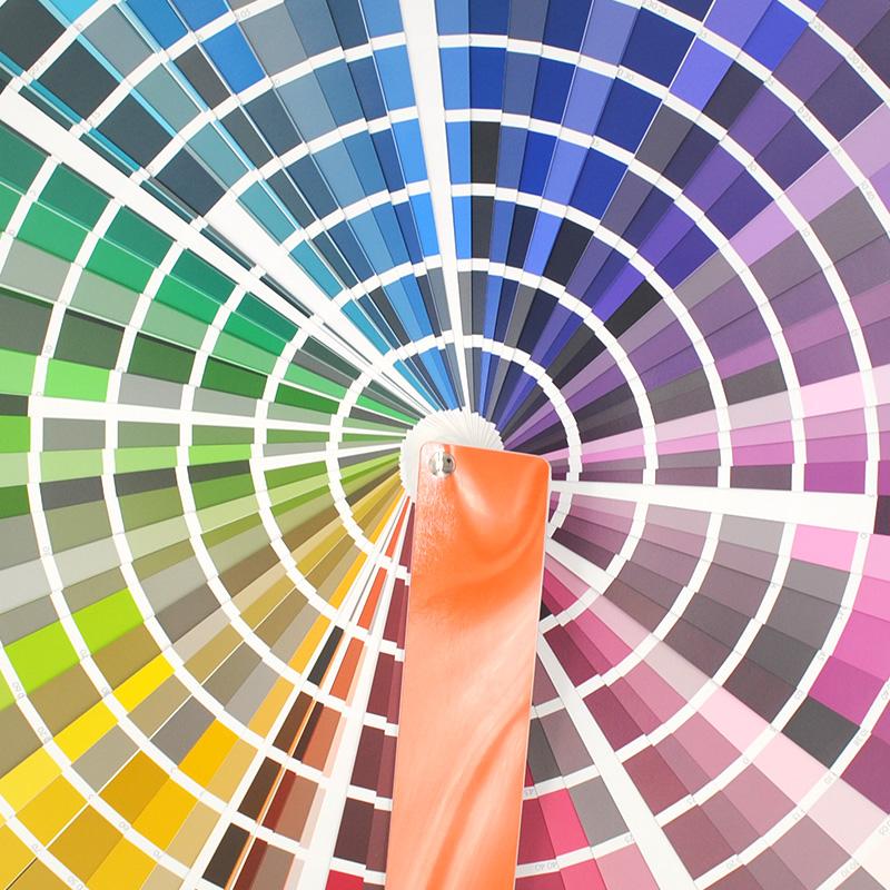 劳尔RAL D2色卡内部色块实拍图