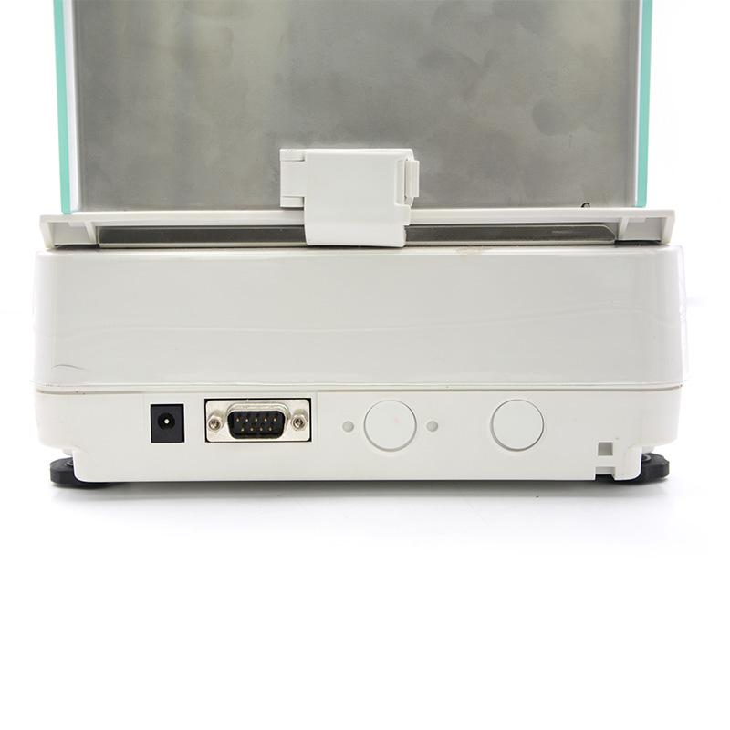 新光AB323C电子天平背面接口细节图