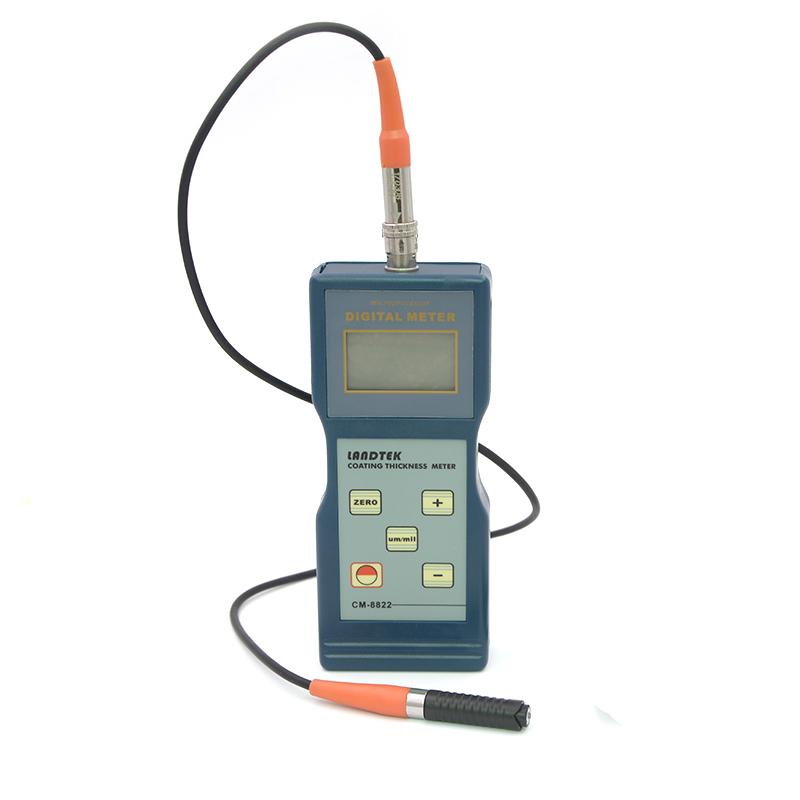 LANDTEK CM8822 platings Thickness Gauge measurement of nonconductive coatings on magnetically permeable objects and nonconductive coatings on nonmagnetic metal substrates