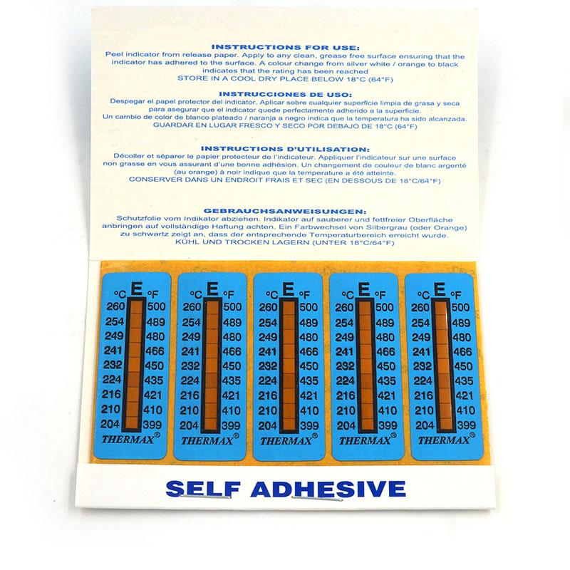 Thermax(TMC) 8格ED03测温纸完整展示图