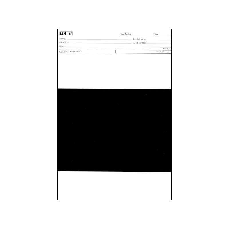 美国Leneta Form 7B 流挂和流平测试卡纸实拍图