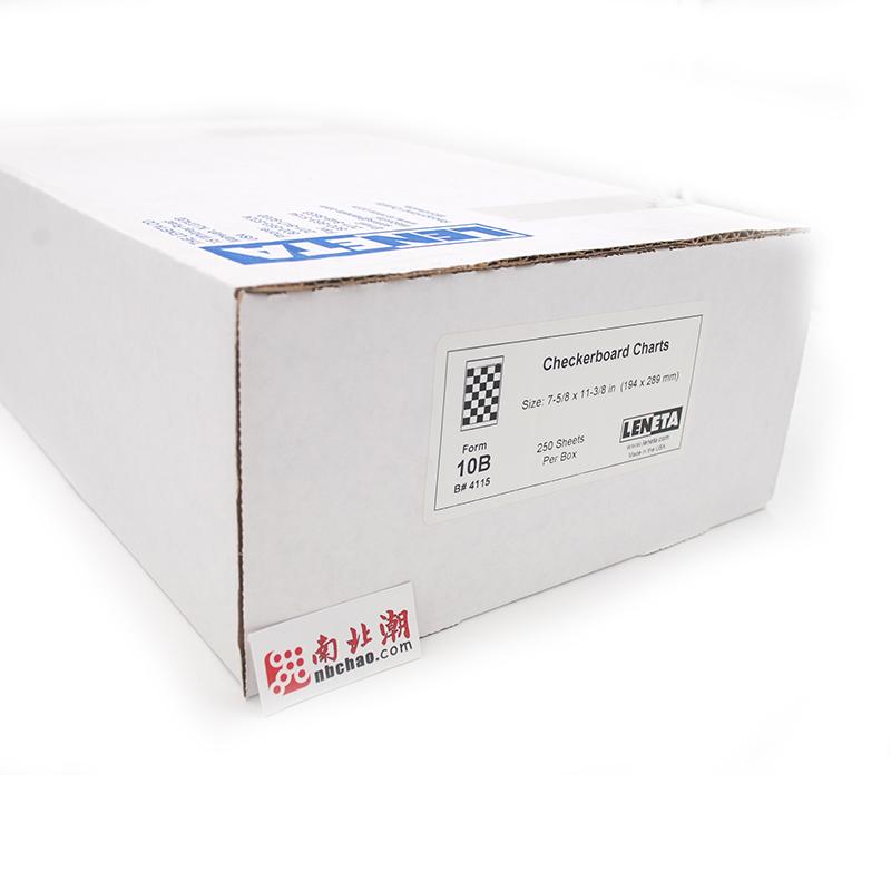 Leneta 10B遮盖力纸外包装细节实拍图