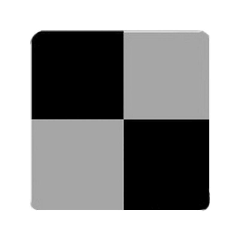 Leneta Form M12-BG Black Gray Opacity Chart 25x25mm