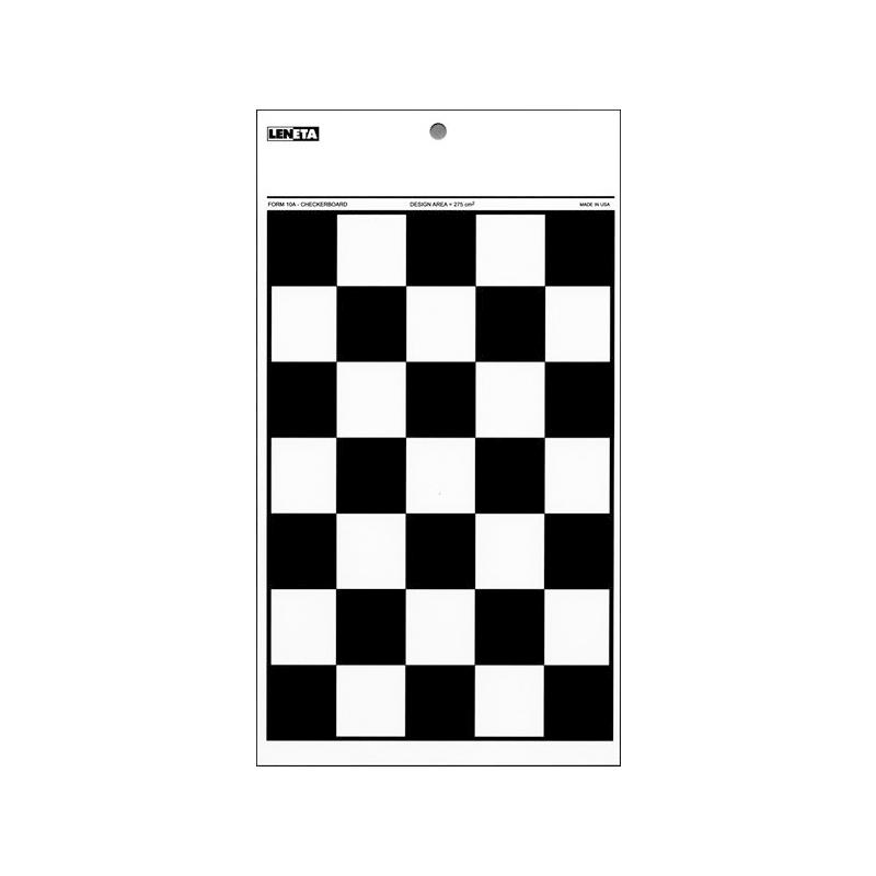 美国Leneta Form10A 罩光油遮盖力纸 黑白格实拍图