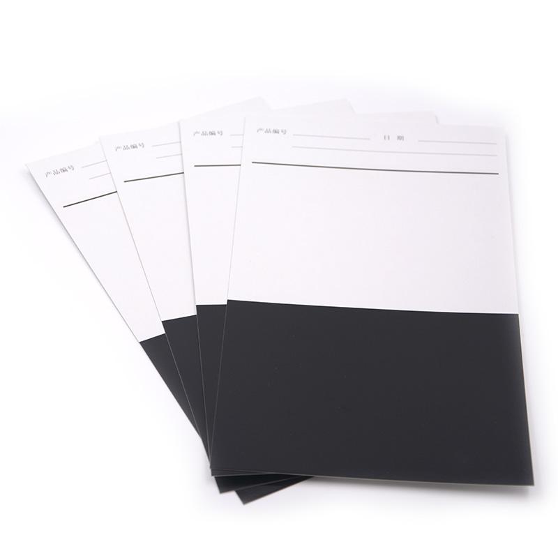 SDC Top White Lower Black Opacity Chart Size 240x150mm
