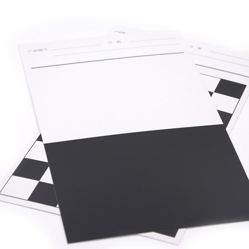 赛德昌上白下黑遮盖力卡纸实拍图