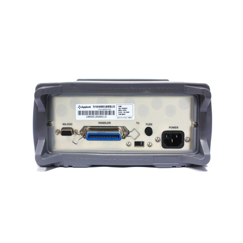 安柏AT186台式数字万用表背面图