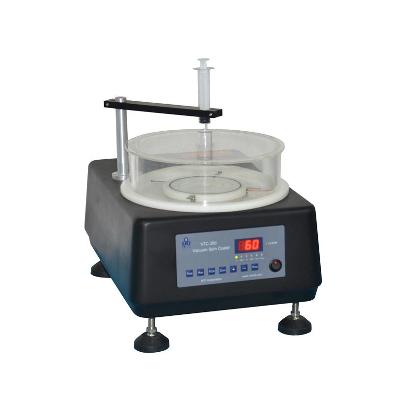 SHENYANG KEJING VTC-200 Vacuum swirling/spinning Film Applicator Rotation speed 500rpm~ 6000rpm