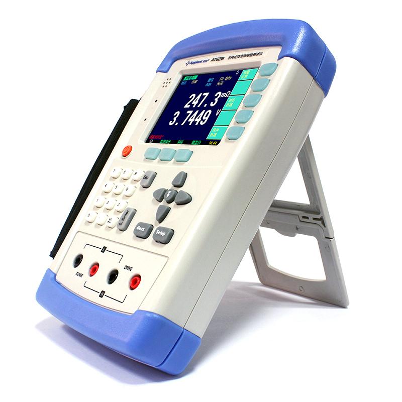 安柏 AT528 手持式电池测试仪侧面图