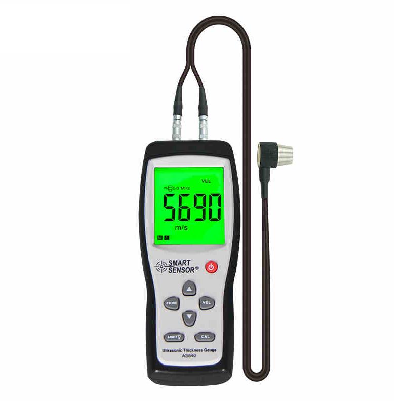 SMART SENSOR AS840 Ultrasonic Thickness Gauge Measurement Range 1.2-225 mm