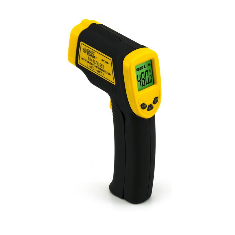 SMART SENSOR AR350 + Mini Infrared Thermometer Temperature Range -50 ℃~ 480 ℃