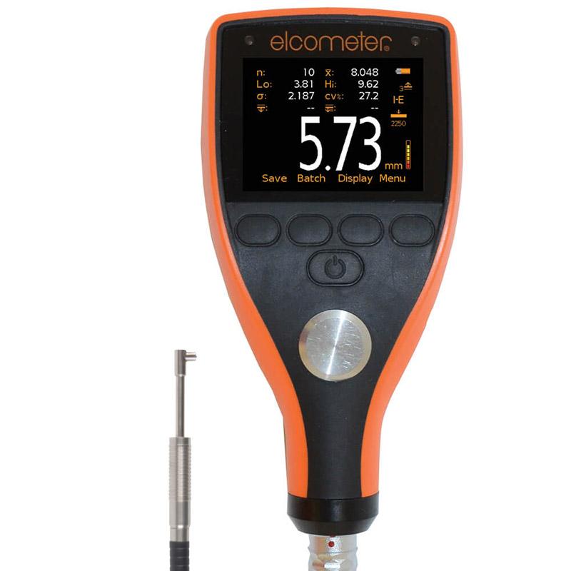 Elcometer 456 Thickness Gauge A456CNTS + 90 Degree Miniature Probe Set