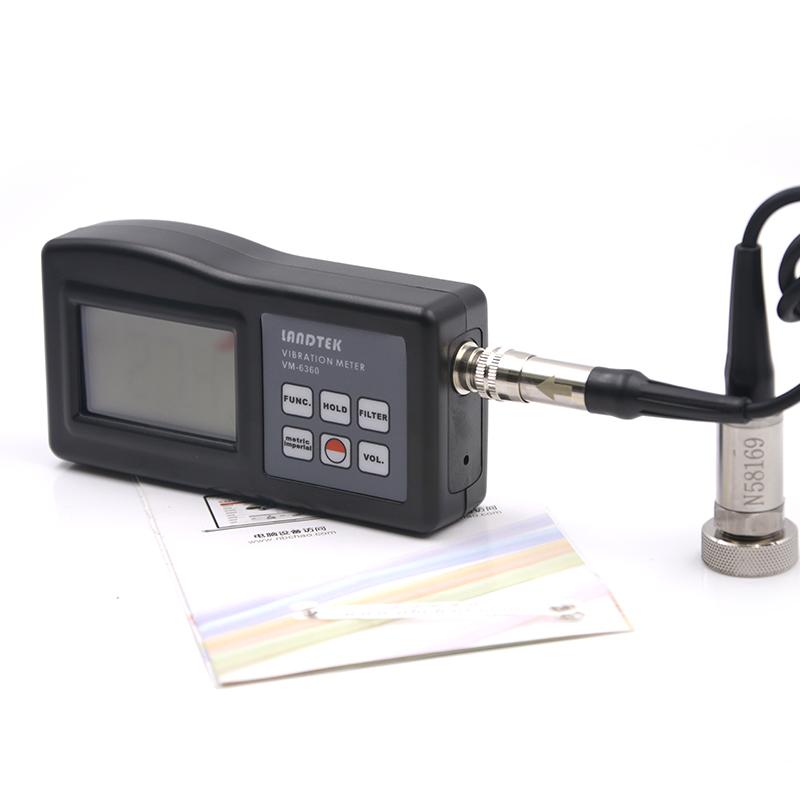 兰泰VM6360便携式测振仪正面图