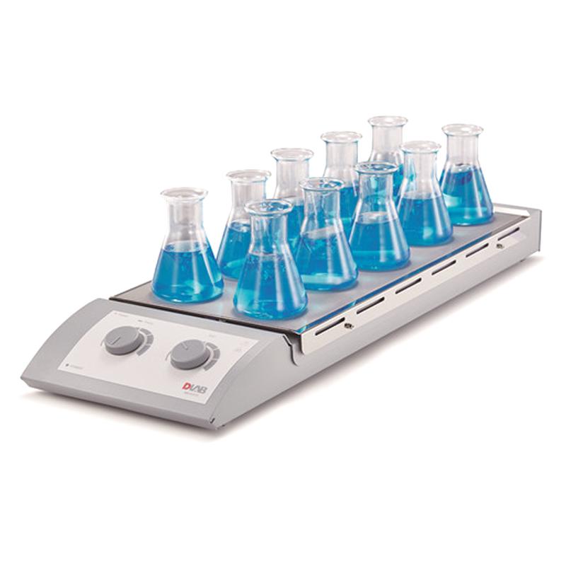 DLAB MS-H-S10 10 Channel Standard Heating Magnetic Stirrer