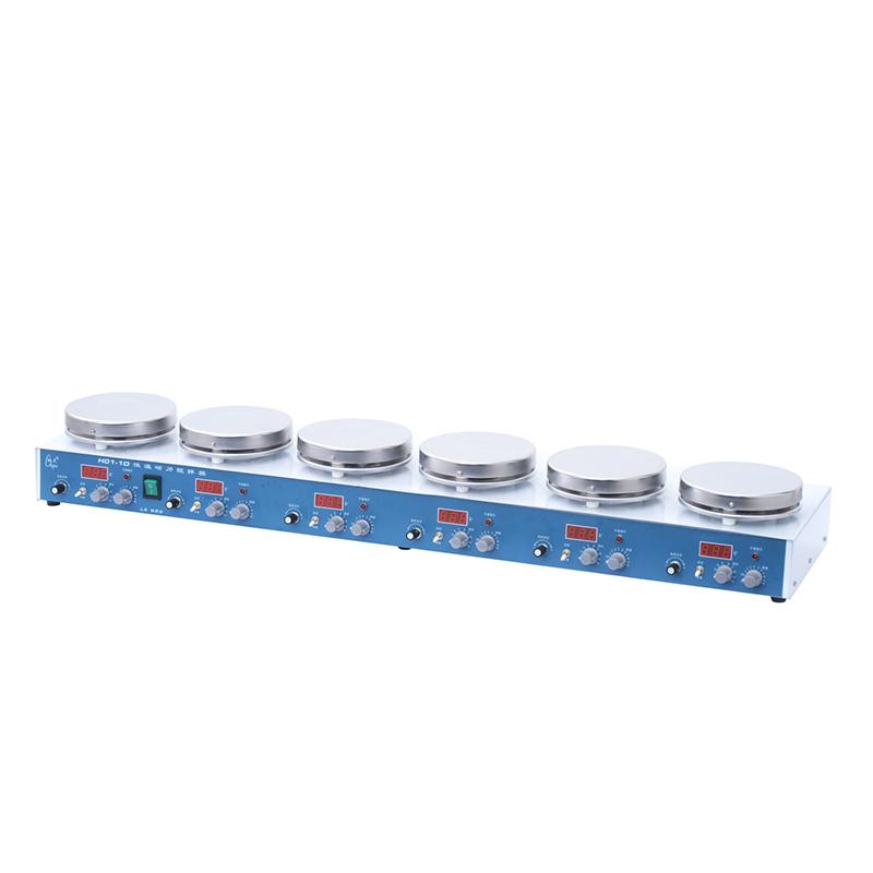 CHIJIU/Mei Yingpu H01-1D Six-station thermostatic Magnetic Stirrer Mixing capacity 6x3000ml