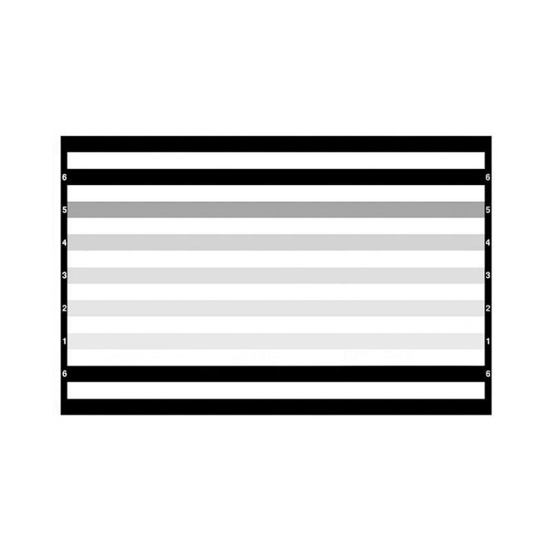 LENETA Form CU-1M gray scale cardboard