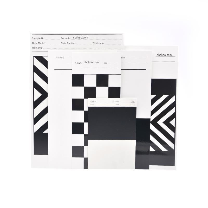 遮盖力测定卡纸