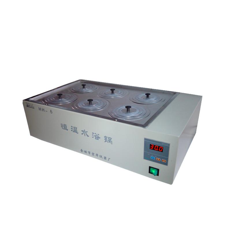 Honghua HH-6 dual-row digital display constant temperature Water Bath pot 6 holes