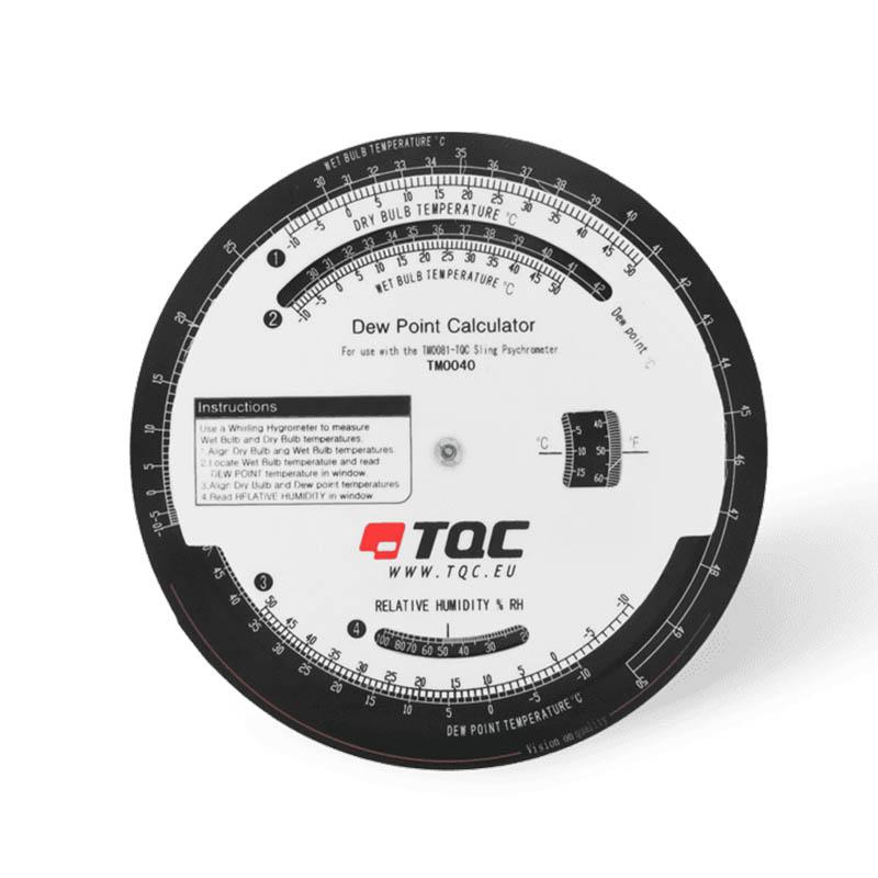 TQC TM0040 dew point calculator