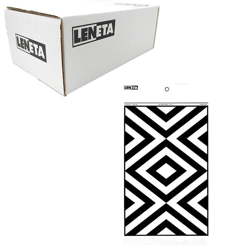 Leneta 8A Opacity Chart Black and White Stripes