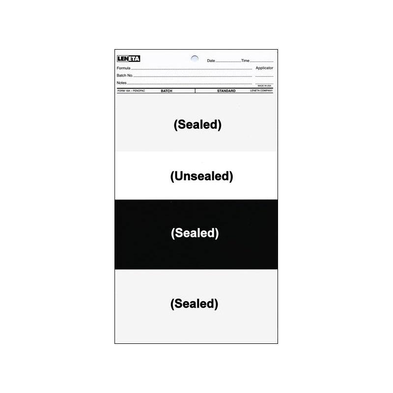Leneta Form18A Applicator cardboard, black and white Applicator test cardboard