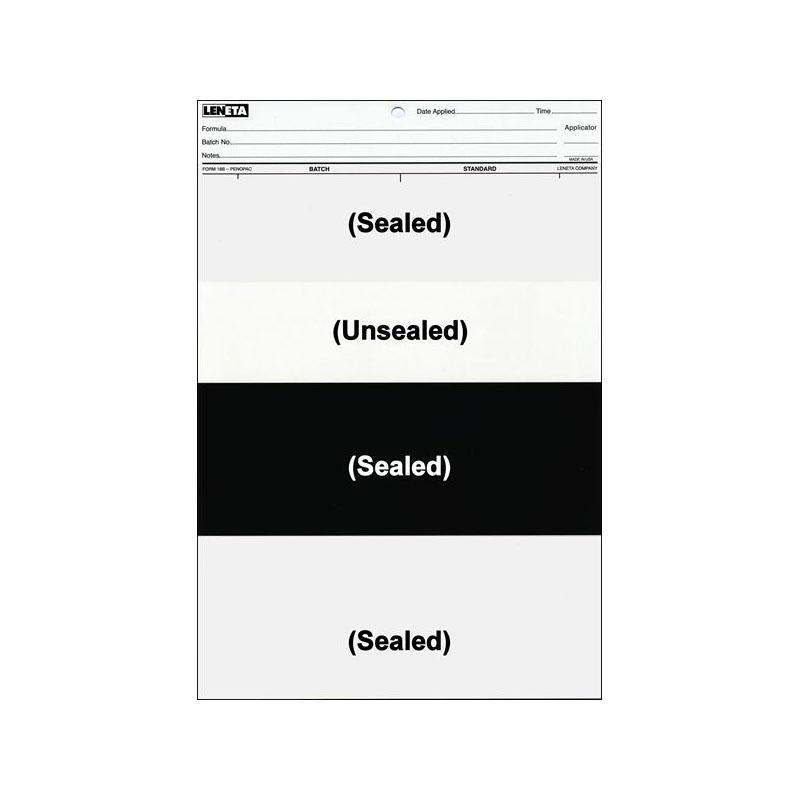 Leneta Form18B hiding power scraping paper