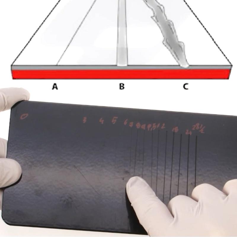 SP0015漆膜硬度测试笔试验结果图