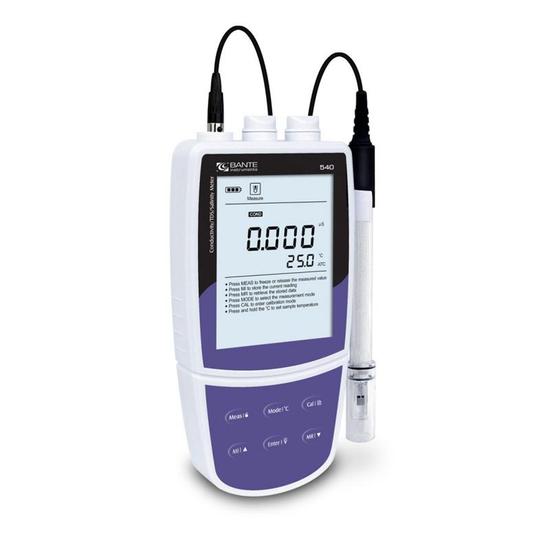 Bante530-DH portable conductivity meter for measurement of high Conductivity Detectors