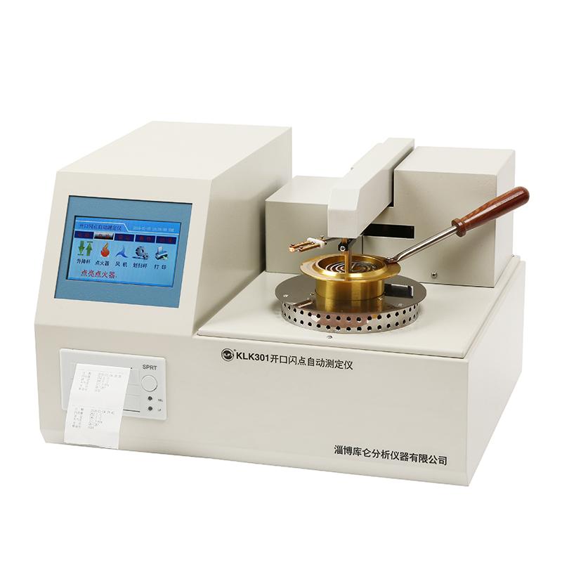 Zibo Coulomb KLK301 open flash point automatic measuring instrument, measuring range 40~400 ℃