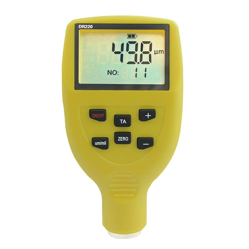 DONGRU DR220 Coating Thickness Gauge for nondestructive measurement of magnetic metal substrate surface coatings