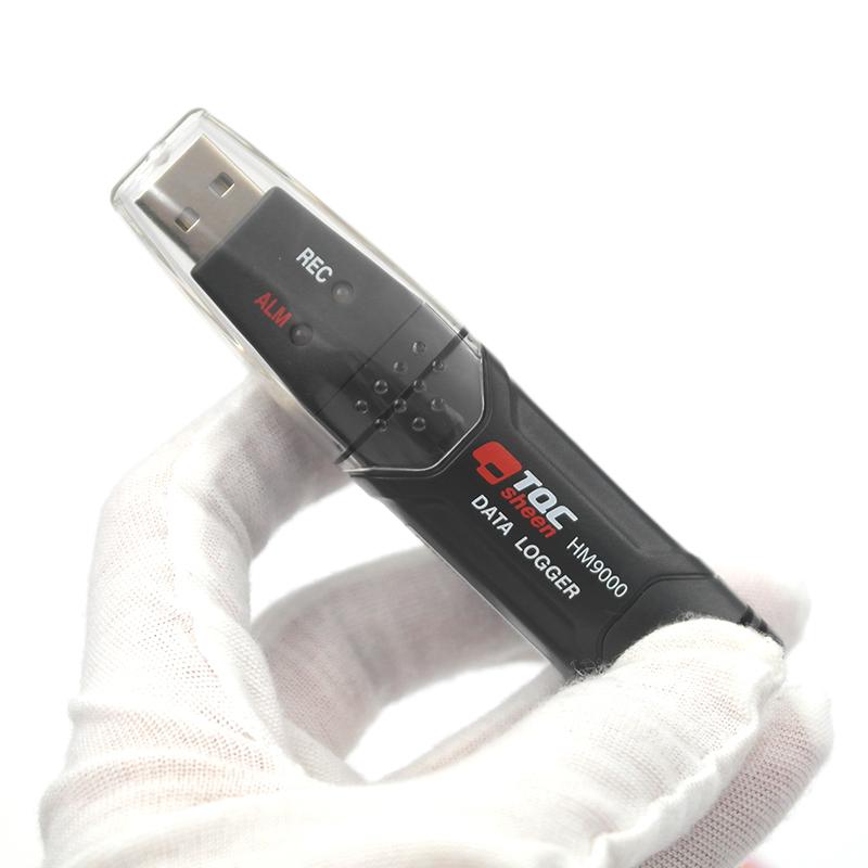 荷兰TQC USB温湿度记录仪HM9000与软件光盘展示图