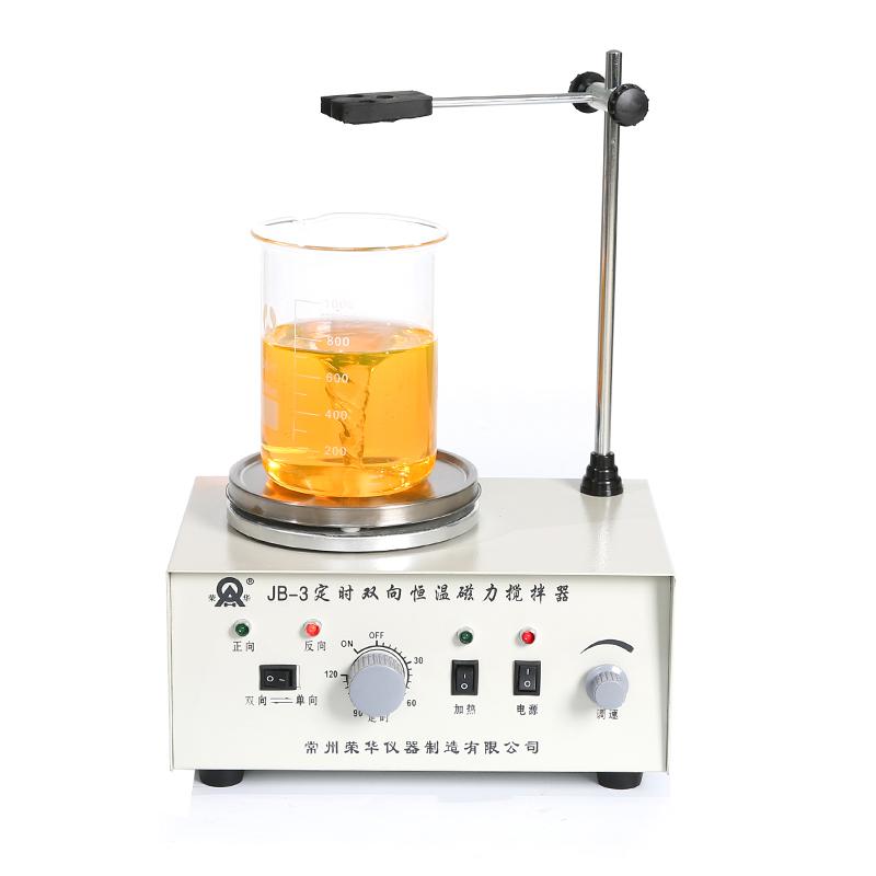 RONGHUA  JB-3 Timing Bidirectional Magnetic Stirrer Self-equipped Point-connected thermometer
