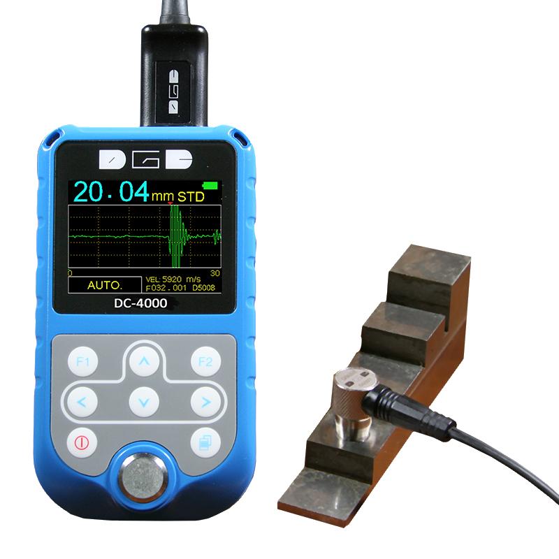 Ultrasonic Thickness Gauge DC-4000, automatic and manual measurement