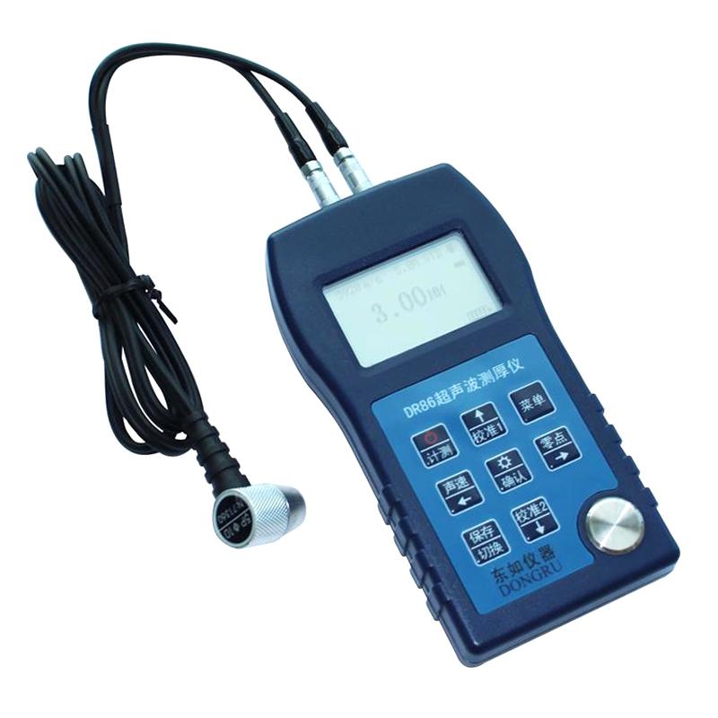 DONGRU DR86 Ultrasonic Thickness Gauge Measurement accuracy High Measurement range, suitable for pipe thickness measurement
